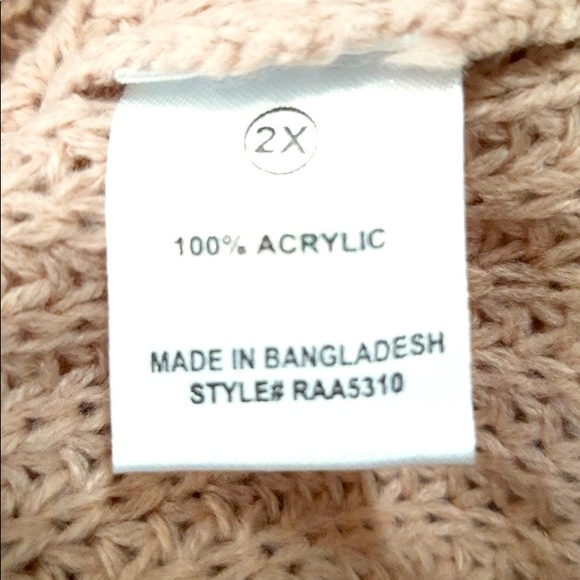 🆕 FASHION NOVA Blush Pink Knit Sweater -New w/ Tags!!! - Picture 8 of 12